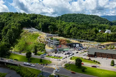 racing coaster smoky nountains